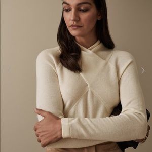 GIFTED 🎁 Reiss white cashmere blend Jumper